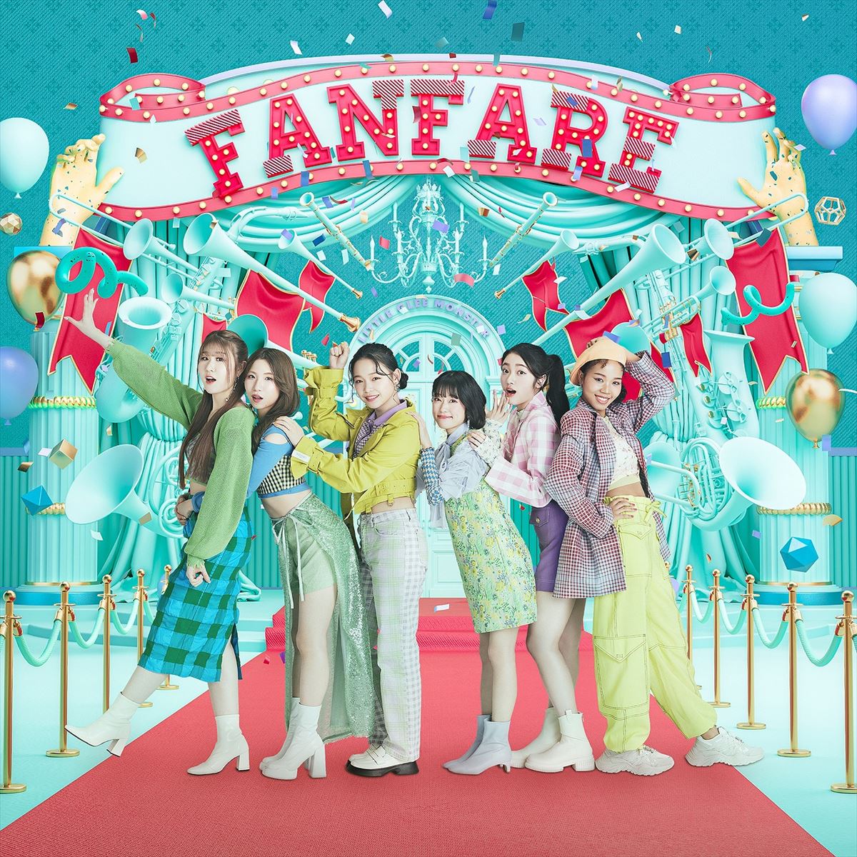 Little Glee Monster、新体制初ミニアルバム『Fanfare』アートワーク 