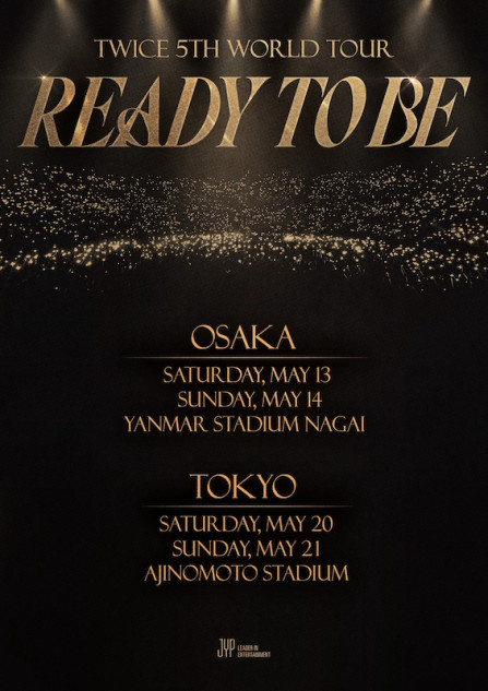 TWICE 5TH WORLD TOUR『READY TO BE』日本公演キービジュアル