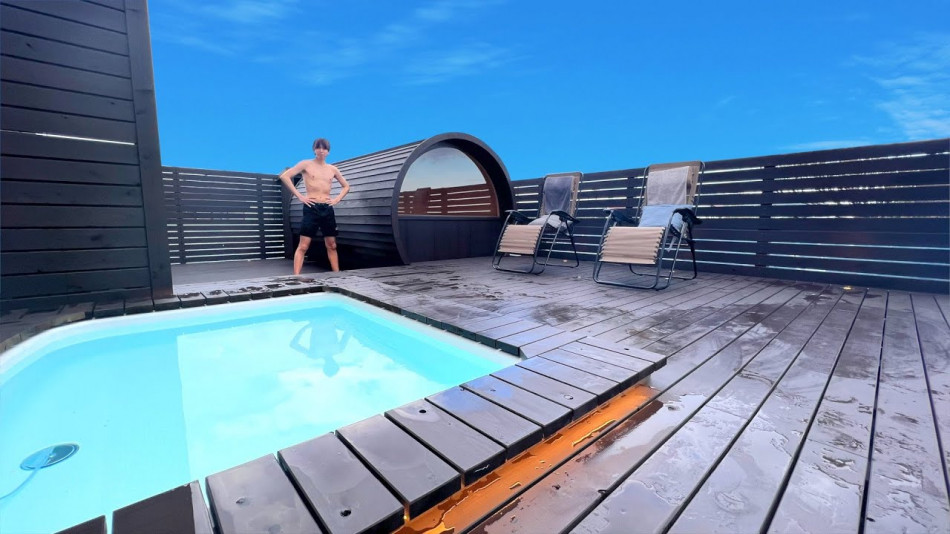 はじめしゃちょー、自宅にプライベートサウナ