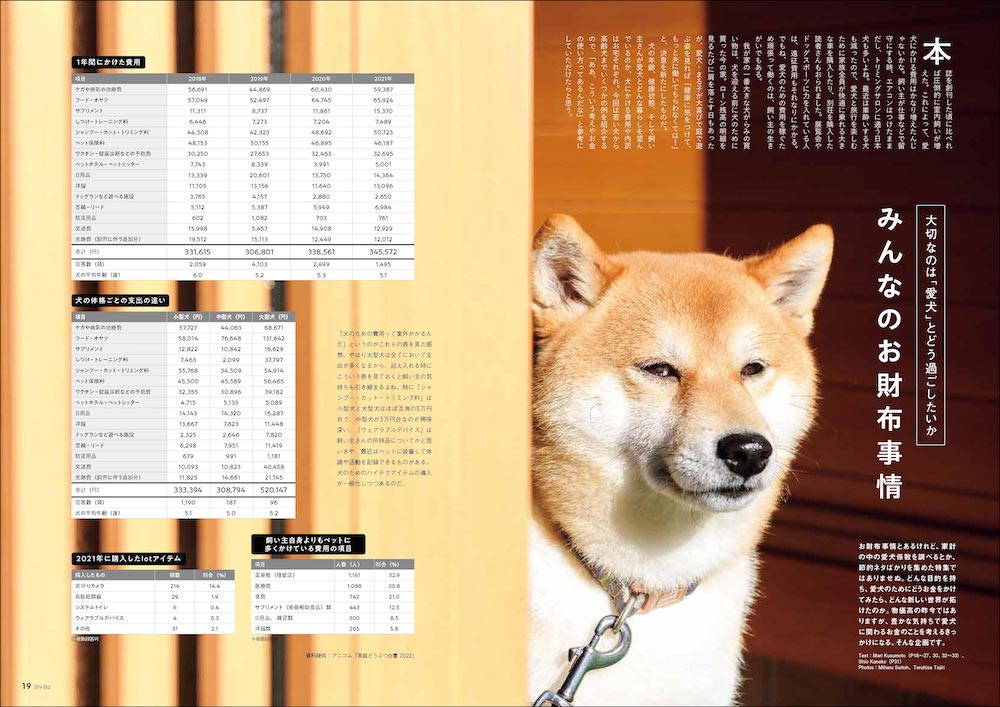 愛犬のお金事情を知るの画像