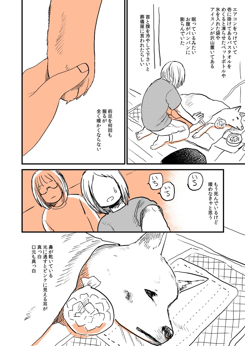 【漫画】実家の犬が死んだ日の画像