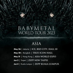 『BABYMETAL WORLD TOUR 2023 ASIA』