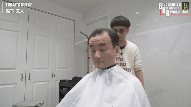 バイク川崎バイクが芸人のヘアカット！？の画像