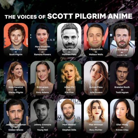 エドガー・ライト『スコット・ピルグリム』Netflixでアニメ化　クリス・エヴァンスら出演