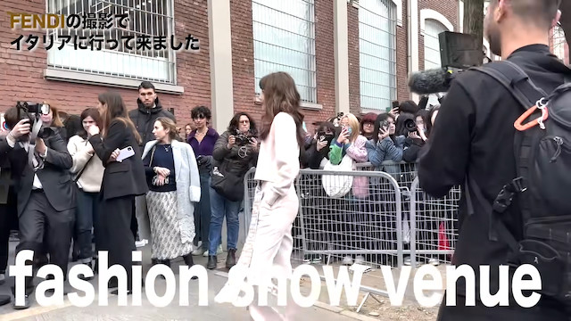 川口春奈、「FENDI」本社での撮影を公開の画像