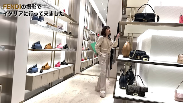 川口春奈、「FENDI」本社での撮影を公開の画像
