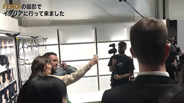 川口春奈、「FENDI」本社での撮影を公開の画像