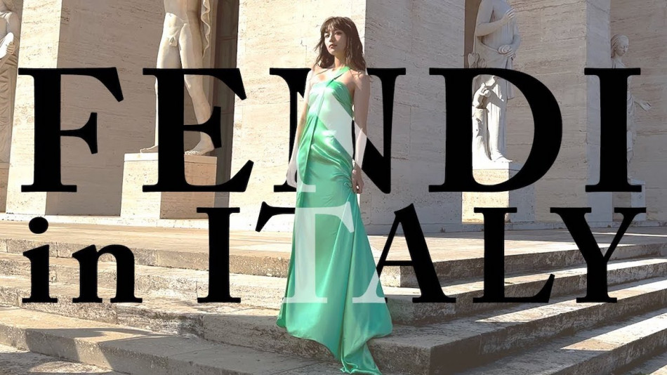 川口春奈、「FENDI」本社での撮影を公開