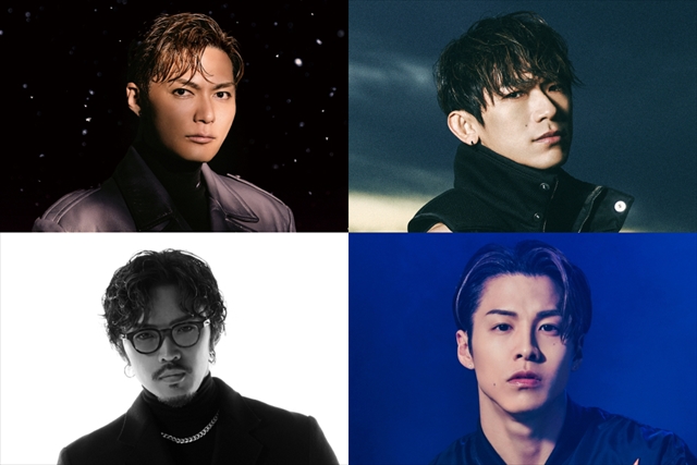 EXILE SHOKICHI（EXILE/ EXILE THE SECOND）、EXILE NAOTO（EXILE/三代目 J SOUL BROTHERS）、数原龍友（GENERATIONS）、RIKU（THE RAMPAGE）