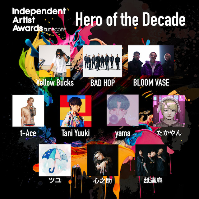 Independent Artist Awards by TuneCore Japan