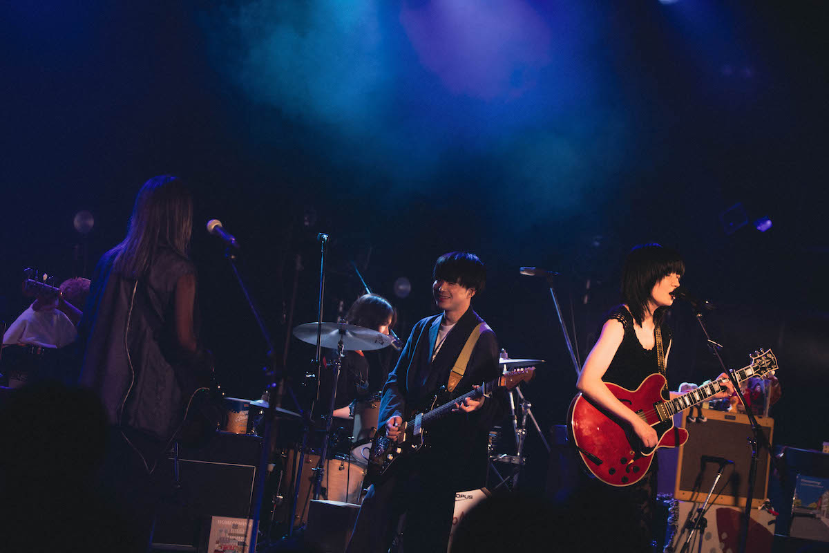 Homecomings ライブ（写真＝廣田達也）