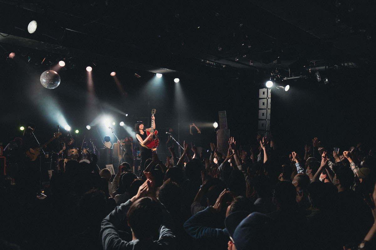 Homecomings ライブ（写真＝廣田達也）