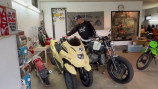 ユージ、「所ジョージのバイク」を試乗の画像
