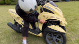 ユージ、「所ジョージのバイク」を試乗の画像