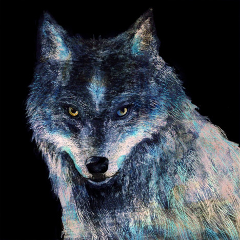 米津玄師、『FINAL FANTASY XVI』主題歌「月を見ていた」本人書き下ろしによる青い狼のジャケット公開