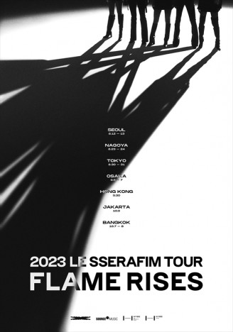 LE SSERAFIM　ツアー 『2023 LE SSERAFIM TOUR ‘FLAME RISES’』