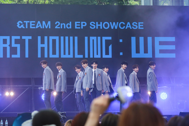 &TEAM ショーケース 『&TEAM 2nd EP SHOWCASE [First Howling : WE]』©HYBE LABELS JAPAN
