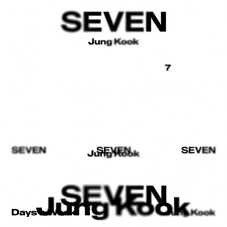 BTS JUNG KOOK、デジタルシングル「Seven」リリース　プロモーション日程も公開、ソロ活動本格化へ