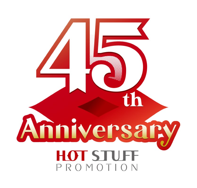『HOT STUFF PROMOTION 45th Anniversary』ロゴ