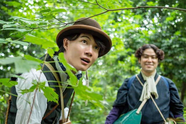 （左）槙野万太郎役・神木隆之介、（右）藤丸次郎役・前原瑞樹