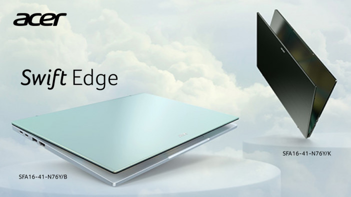 薄型軽量モバイルノートパソコン『Swift Edge』の新モデルが法人向けに発売　4Kの高解像度と有機ELディスプレイを採用