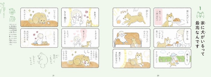 犬のかわいいところを本で紹介の画像