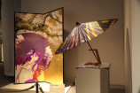 神里綾華モデルの傘と雷電将軍の屏風