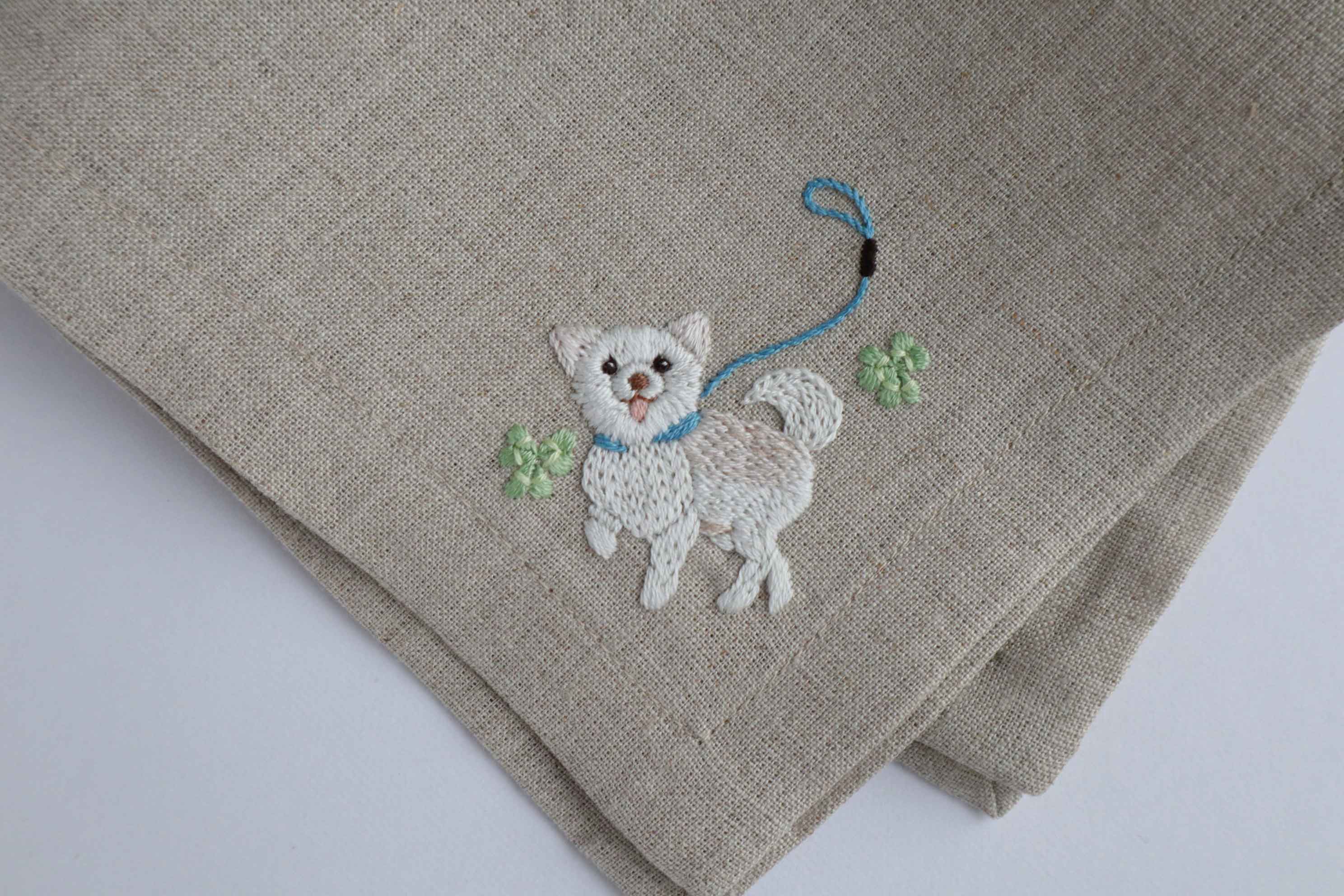 柴犬愛にあふれた刺繍の図案集の画像