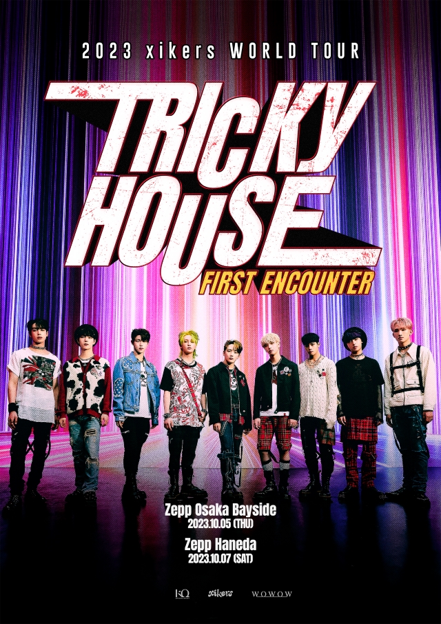 『xikers WORLD TOUR TRICKY HOUSE : FIRST ENCOUNTER IN JAPAN』ポスター画像