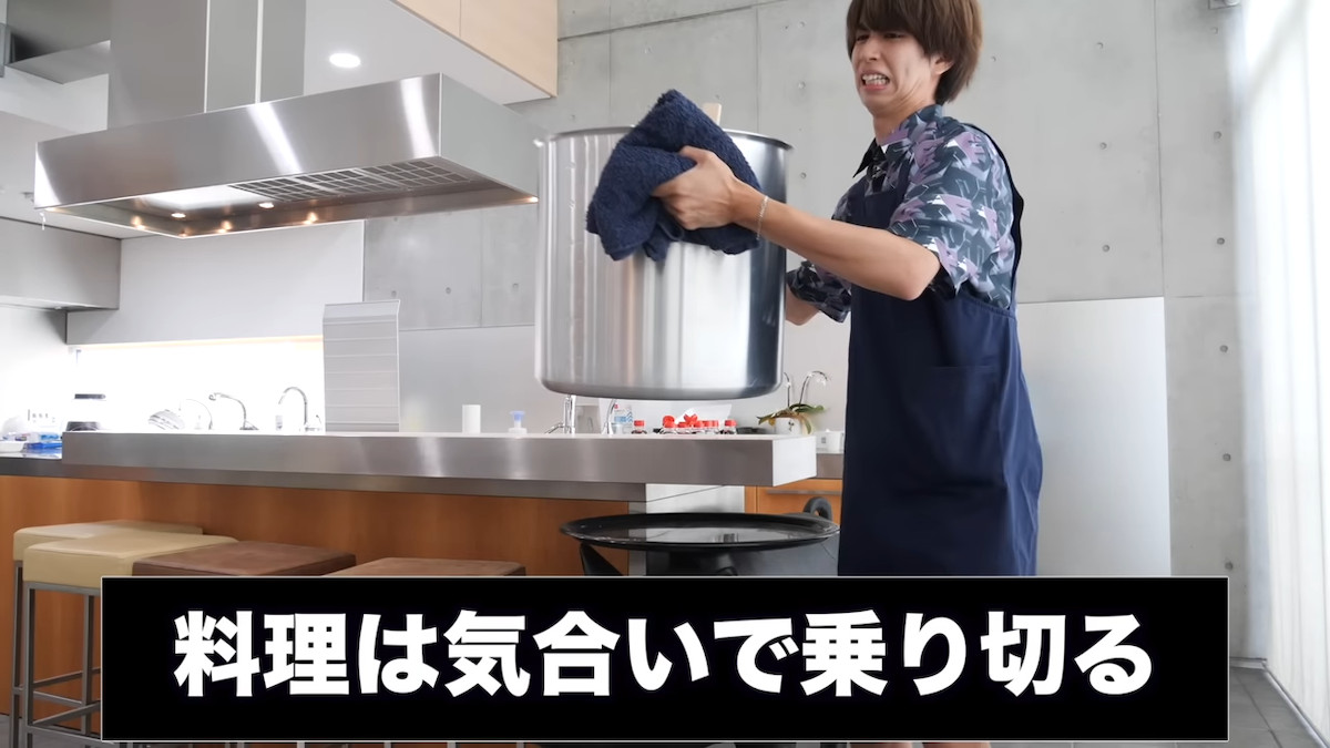 料理は気合で乗り切る