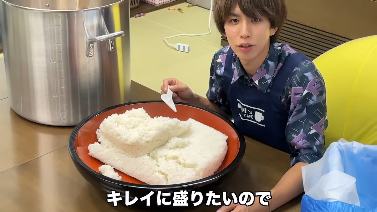 キレイに盛りたいので