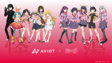 『AVIOT』×『物語シリーズ』の完全ワイヤレスイヤホンが予約開始の画像