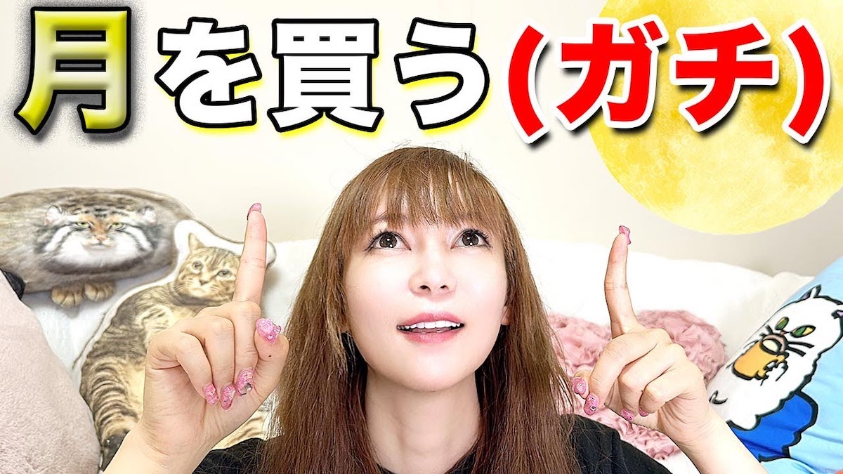 中川翔子、月の土地を購入の画像