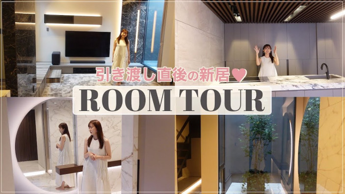 菊地亜美、“豪邸レベルの一軒家”を公開　大理石＆全身鏡などラグジュアリー空間に視聴者驚嘆「全てが素敵」