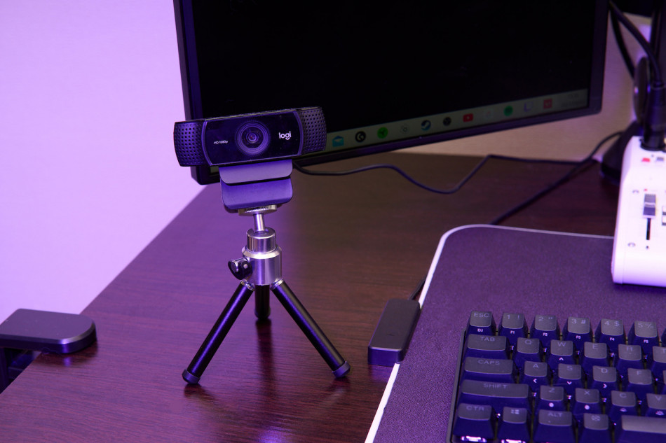 WebカメラはLogicoolの『C922n』