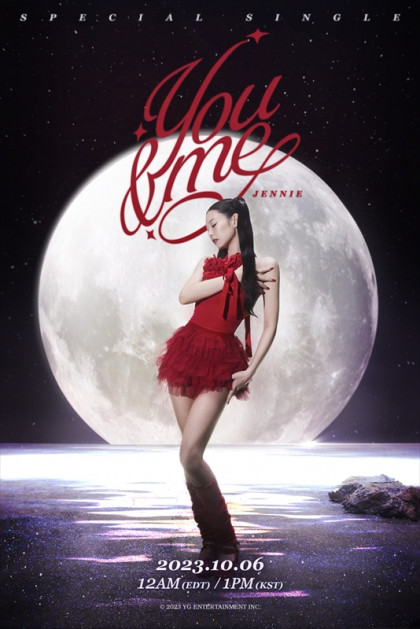 BLACKPINK JENNIE　Special Single「You & Me」タイトルポスター