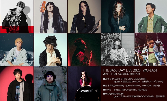 『THE BASS DAY LIVE 2023』DAY2出演者