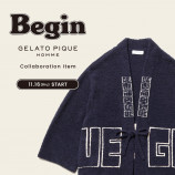 「GELATO PIQUE HOMME」が「Begin」との別注アイテム2型を発売の画像