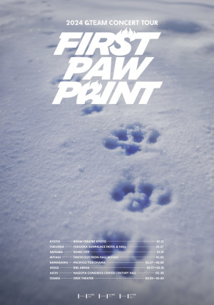 『2024 &TEAM CONCERT TOUR 'FIRST PAW PRINT'』ポスター画像