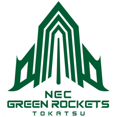 ラグビーフットボールチーム『NECグリーンロケッツ東葛』ロゴ