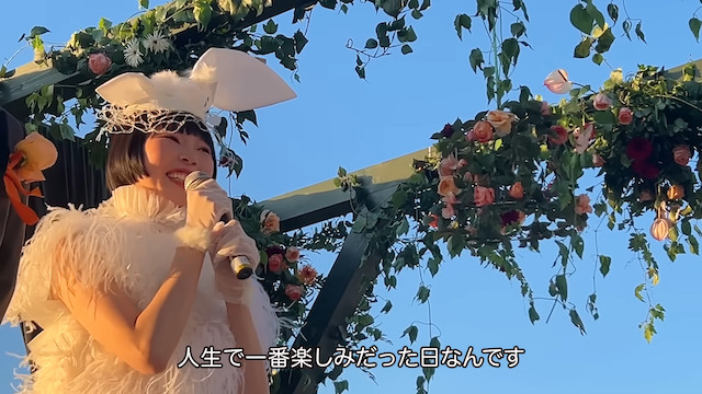 人気YouTuberが結婚式の様子を公開の画像