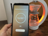 アプリで温度の上昇をチェックすることができる。