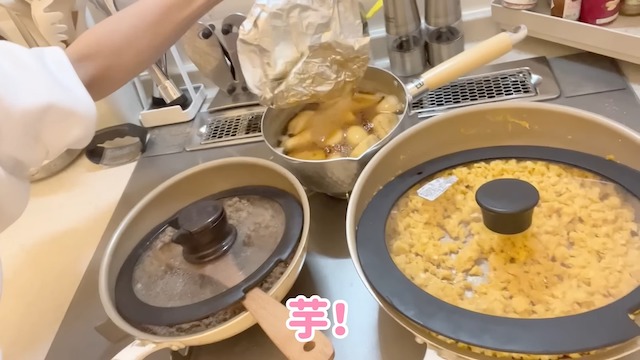 辻希美、寝不足続きの状態で夕飯作りの画像