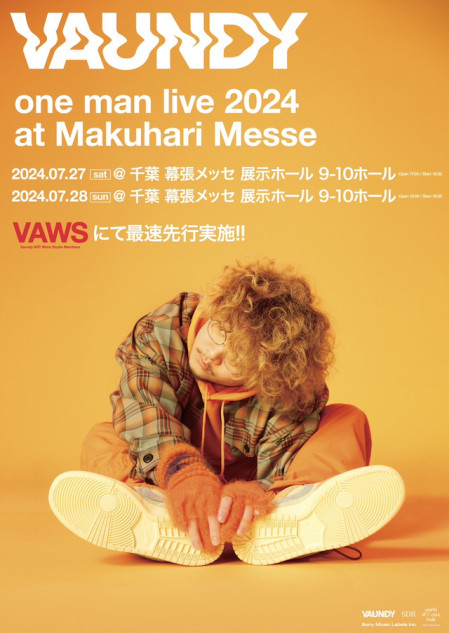 『Vaundy one man live 2024 at Makuhari Messe』