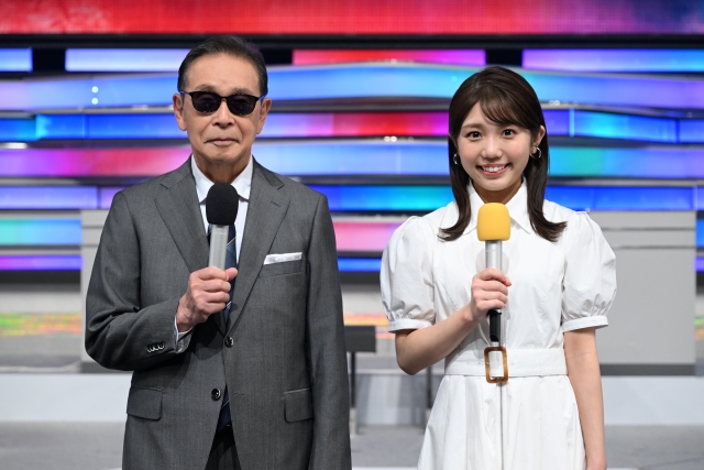 『ミュージックステーション SUPER LIVE 2023』代表カット　タモリ、鈴木新彩