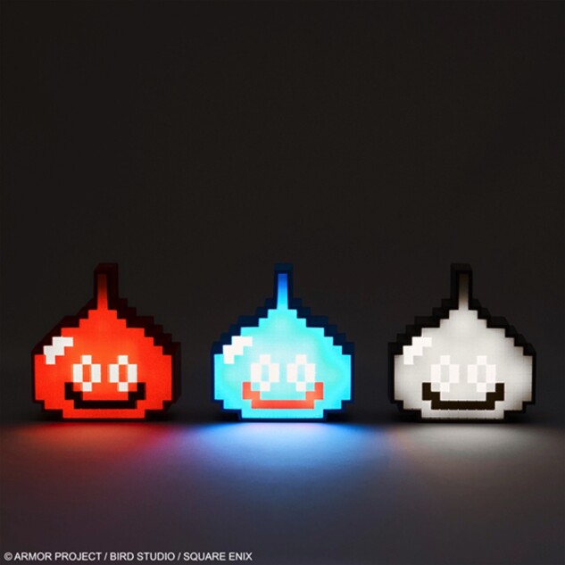 ドット絵のスライムたちがルームライトに！ ドラクエ『ピクセライト』3