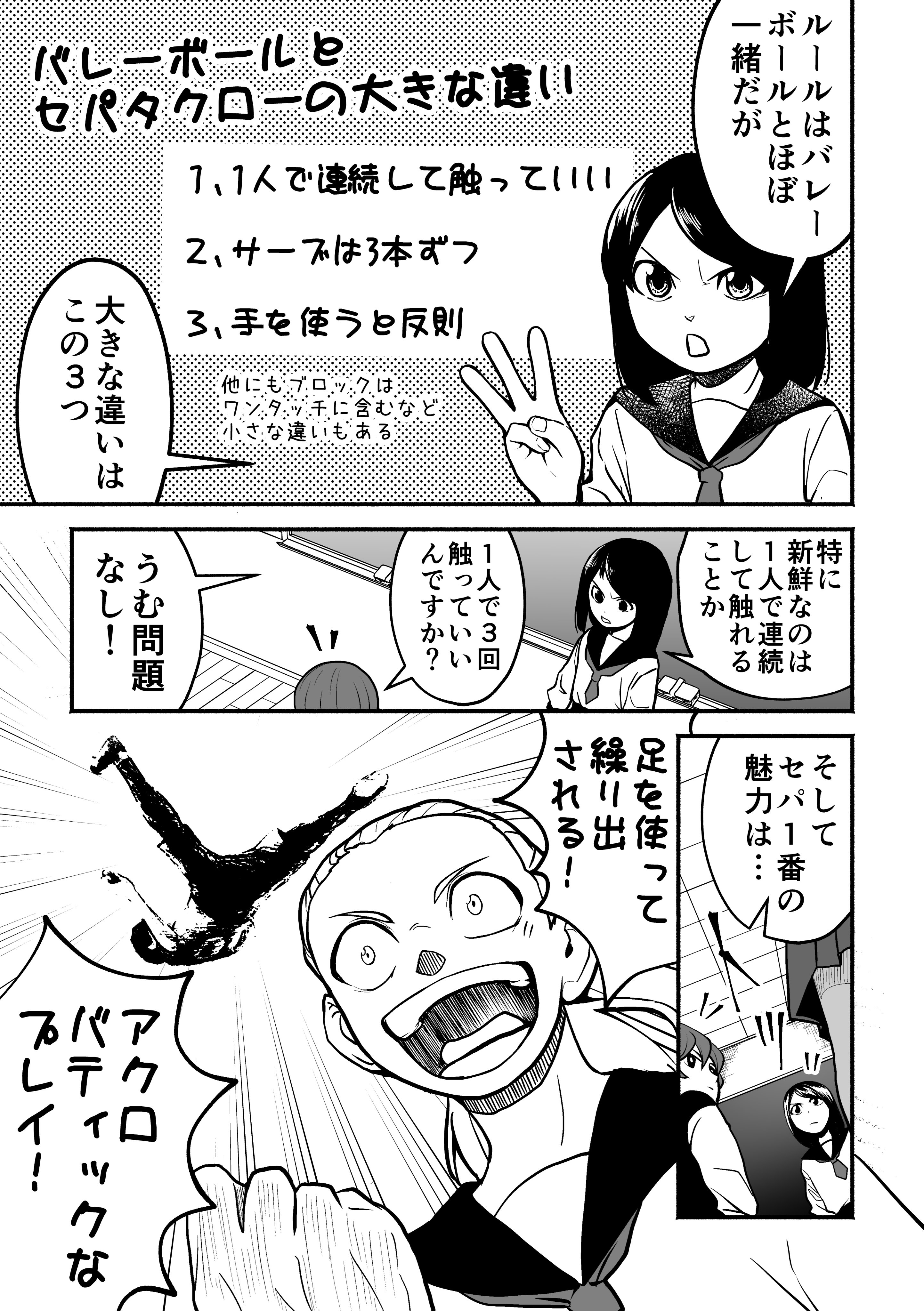 【漫画】セパタクローとは？の画像