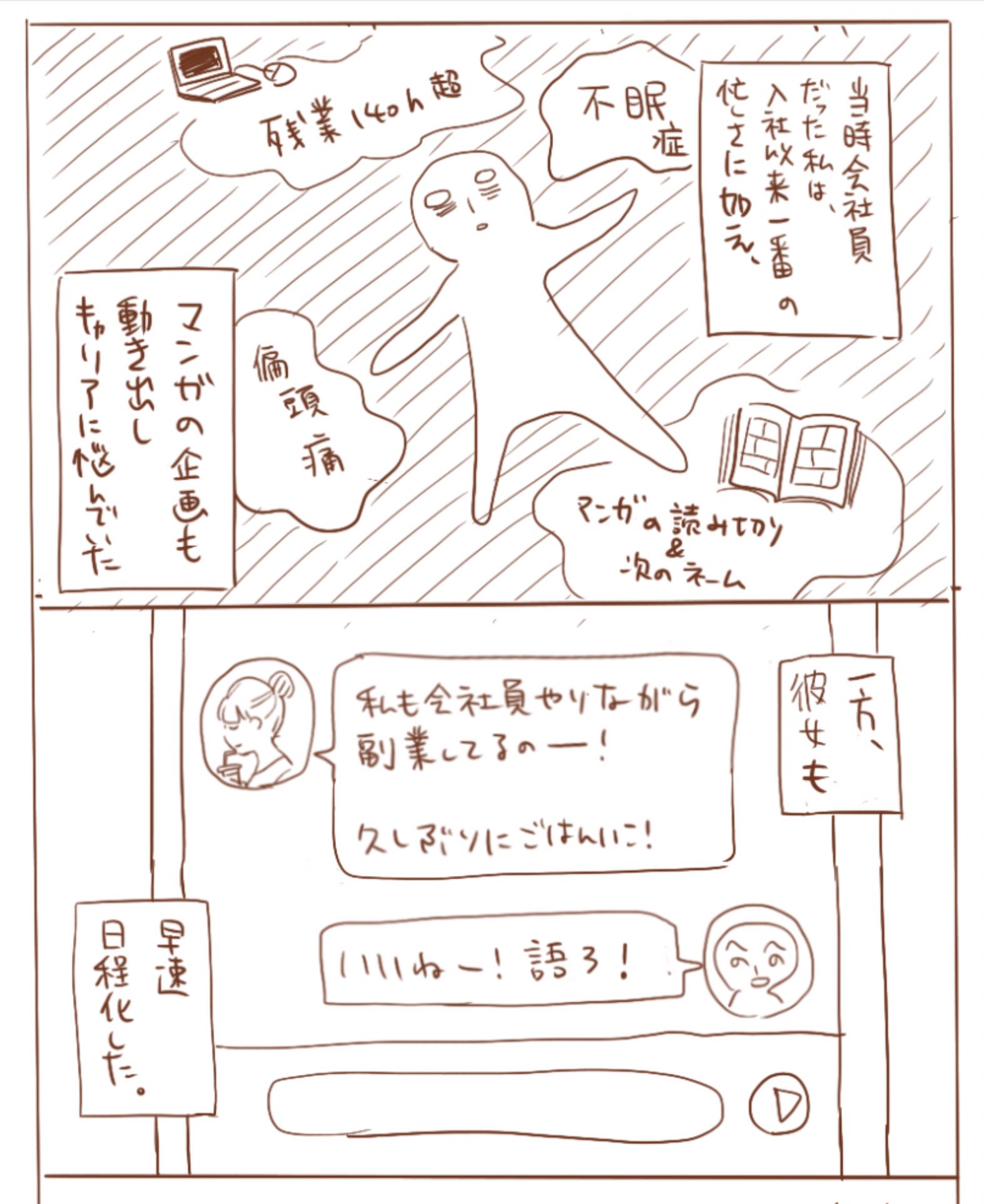 【漫画】友達から7年ぶりに連絡が来た話。の画像