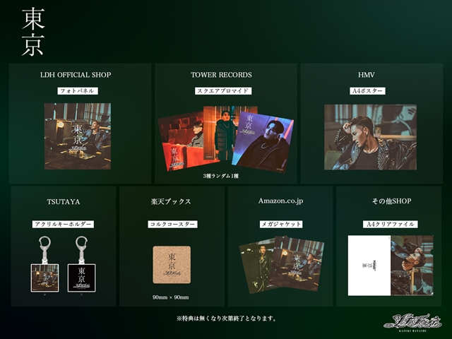 林 和希　1stシングル『東京』ストア別購入特典