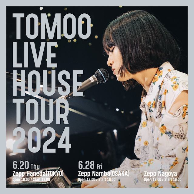 『TOMOO LIVE HOUSE TOUR 2024』告知画像
